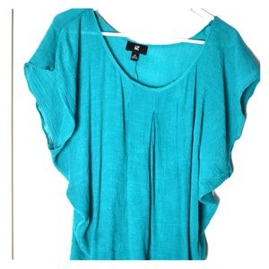 Teal/aqua loose top!